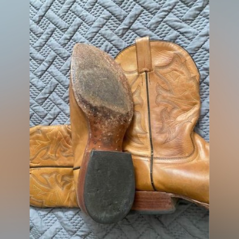 Stetson Leather Soled Boots - 10 Men’s
